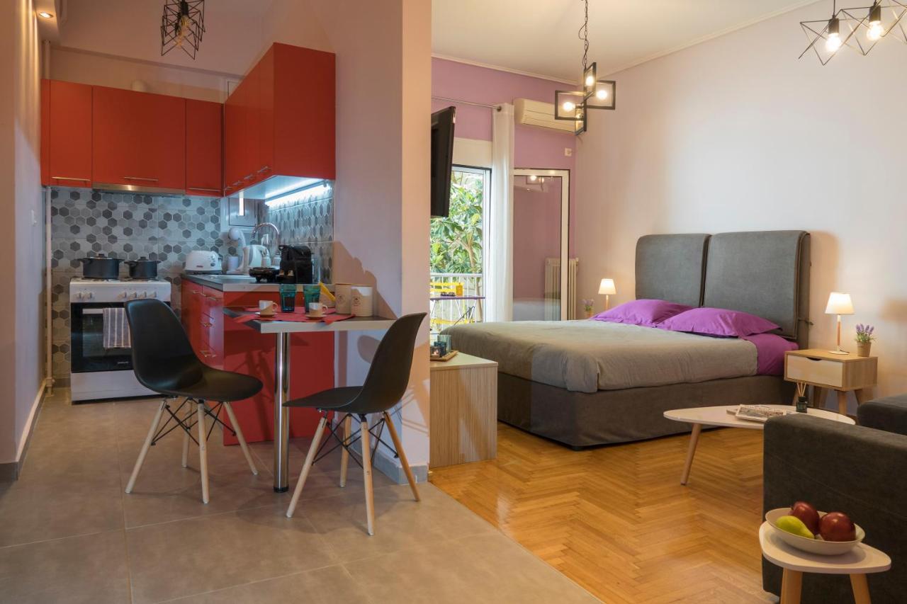 Stylish Modern Studio In The Heart Of Atene Esterno foto