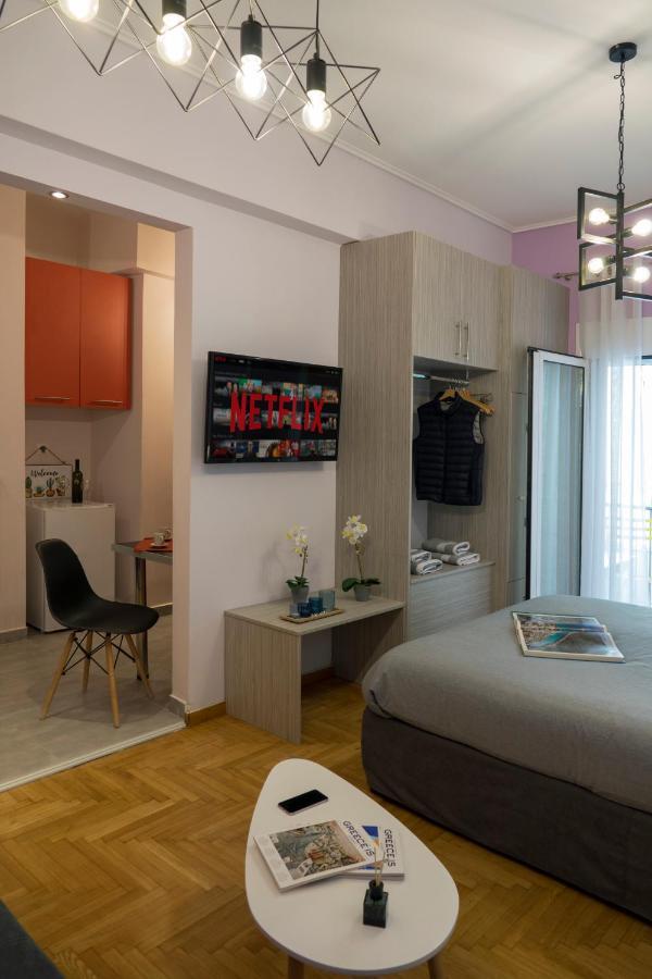 Stylish Modern Studio In The Heart Of Atene Esterno foto